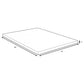 Cascade 3-inch Eastern King Cool Memory Foam Mattress Topper