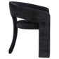 Carlow Upholstered Dining Arm Chair Black (Set of 2)