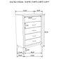 Valen Five-piece Twin Bedroom Set Light Taupe