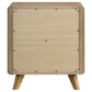 Bennett 2-drawer Bedroom Nightstand Bedside Table Light Oak