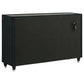 Ravenne 4-piece Velvet Upholstered Eastern King LED Bedroom Set Black