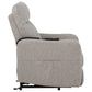 Dayes Upholstered Power Lift Recliner Chair Taupe