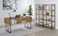Analiese 63-inch 4-shelf Double Bookshelf Mango