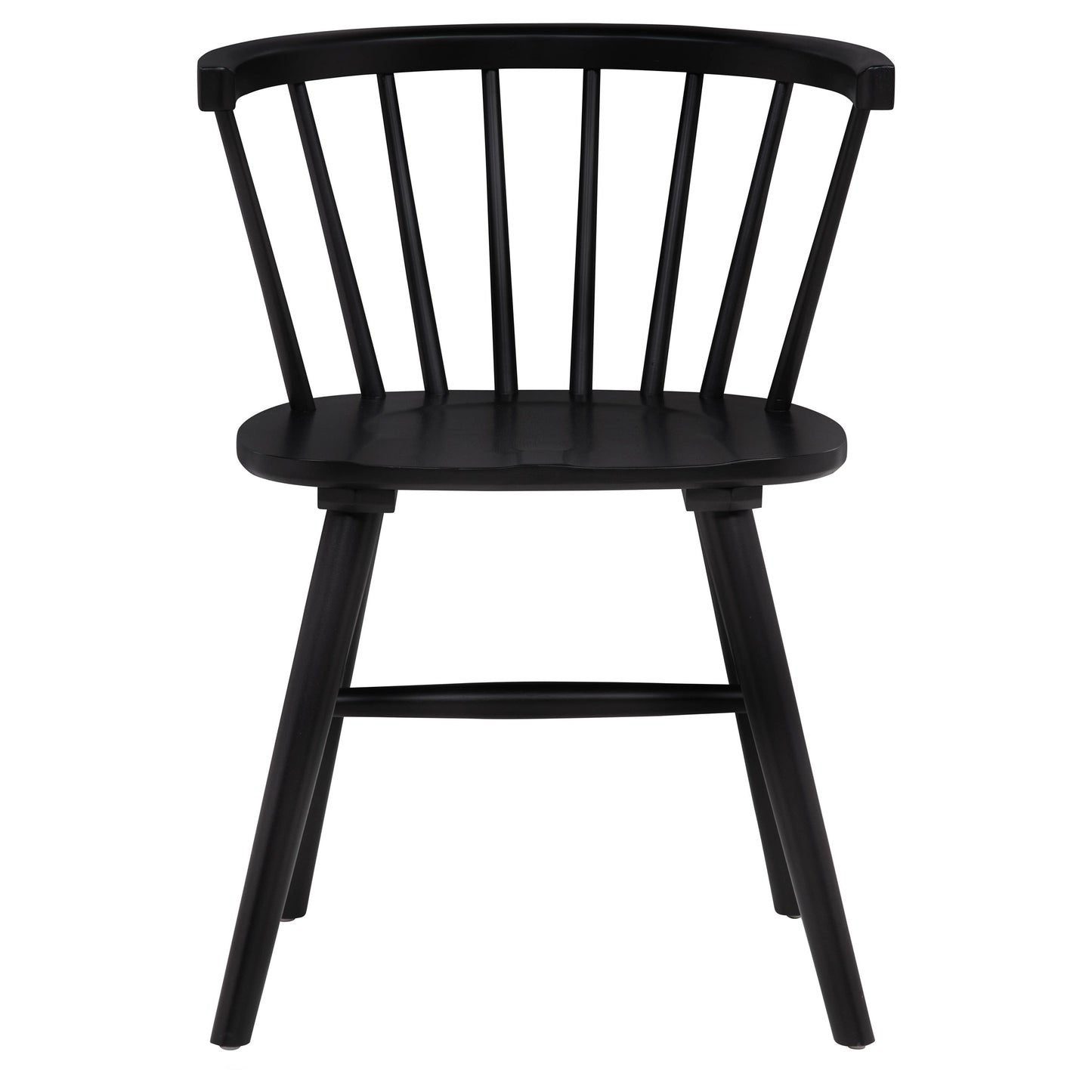 Hamlyn 5-piece Round Wood Dining Set Black