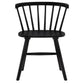 Hamlyn 5-piece Round Wood Dining Set Black