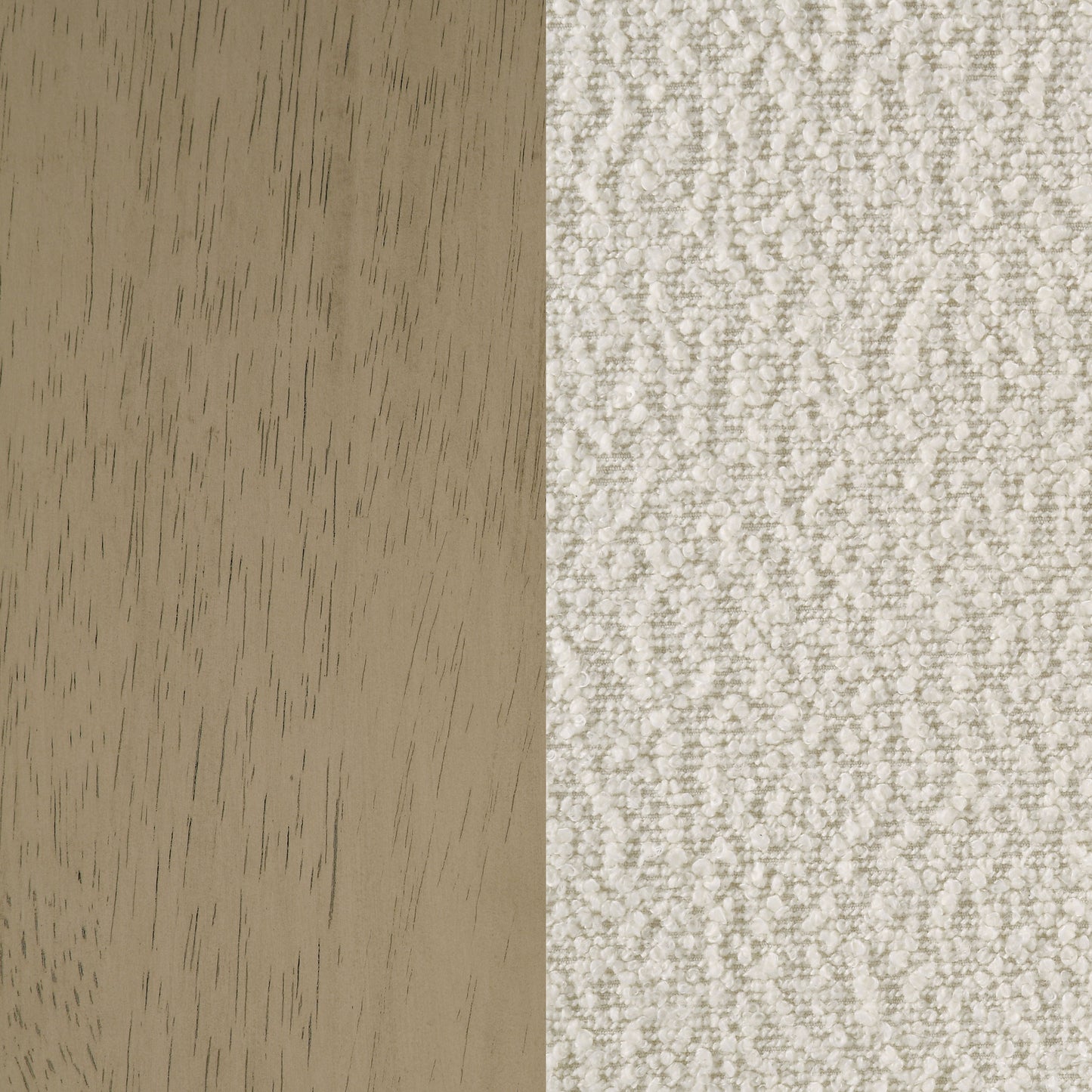 Kehoe Upholstered Counter Height Chair Cream and Natural Oak (Set of 2)
