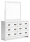 Binterglen Twin Panel Bed, Dresser, Mirror, Chest and Nightstand