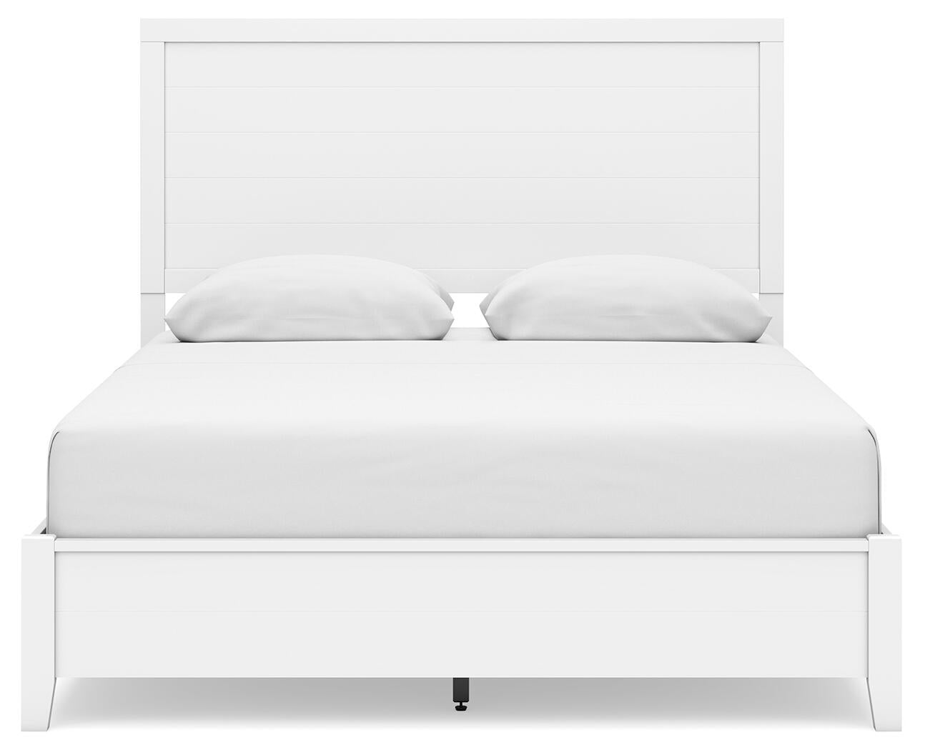 Binterglen Queen Panel Bed with Mirrored Dresser and Nightstand