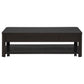 Marcelo Wood Coffee Table with 2 Drawers and Shelf Coffee