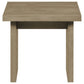 Decker 3-piece Coffee and End Table Set Natural Oak