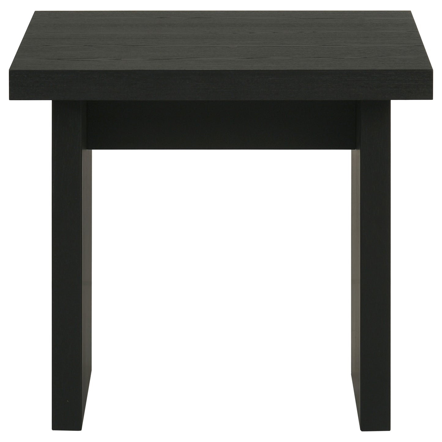 Decker Square Occasional Side End Table Black