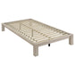 Gislen Twin Easy Assembly Wood Platform Bed White
