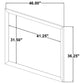 Farre 4-piece Eastern King Bedroom Set Washed Grey