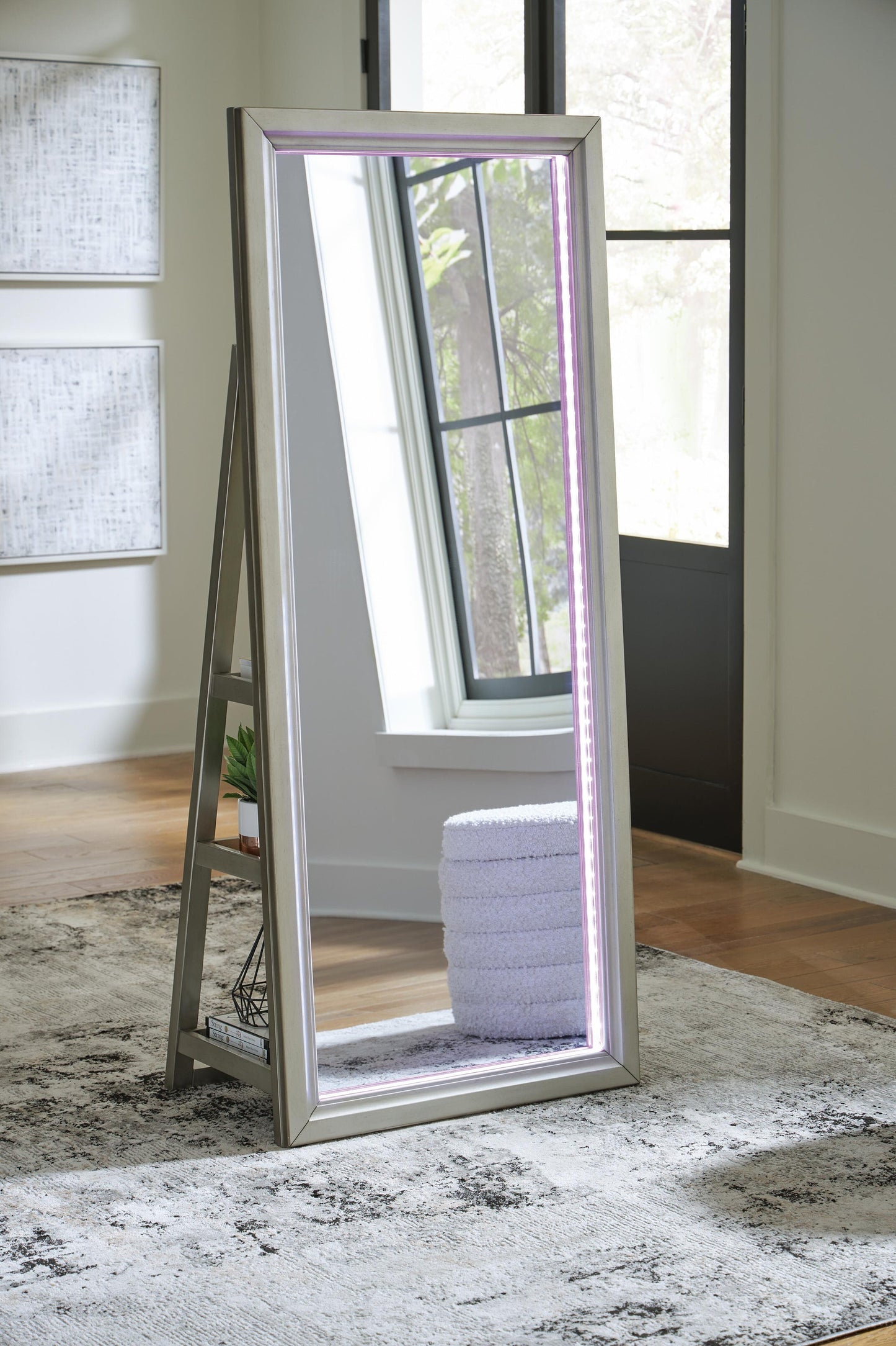 Evesen Floor Standing Mirror/Storage