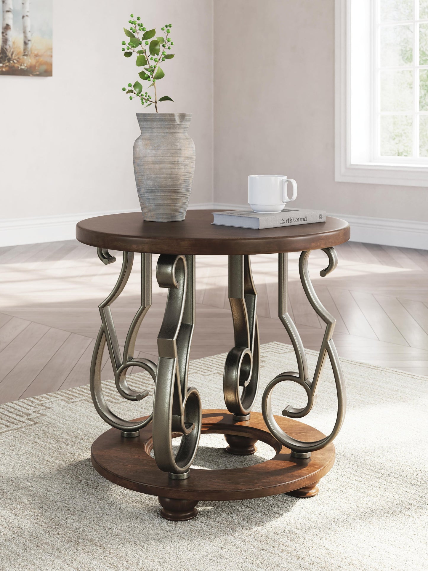 Frallyn Round End Table