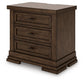 Taffenbrook Three Drawer Night Stand
