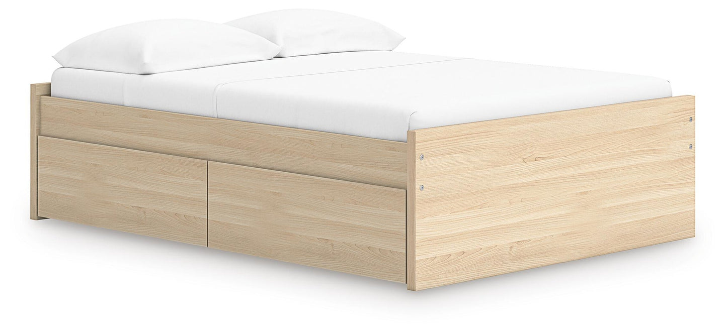 Onita Full Platform Bed with 1 Side Storage