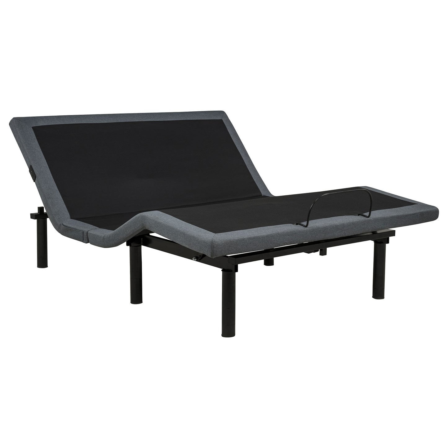 Weston Queen Dual-Motor Massage Adjustable Bed Base in Black and Grey