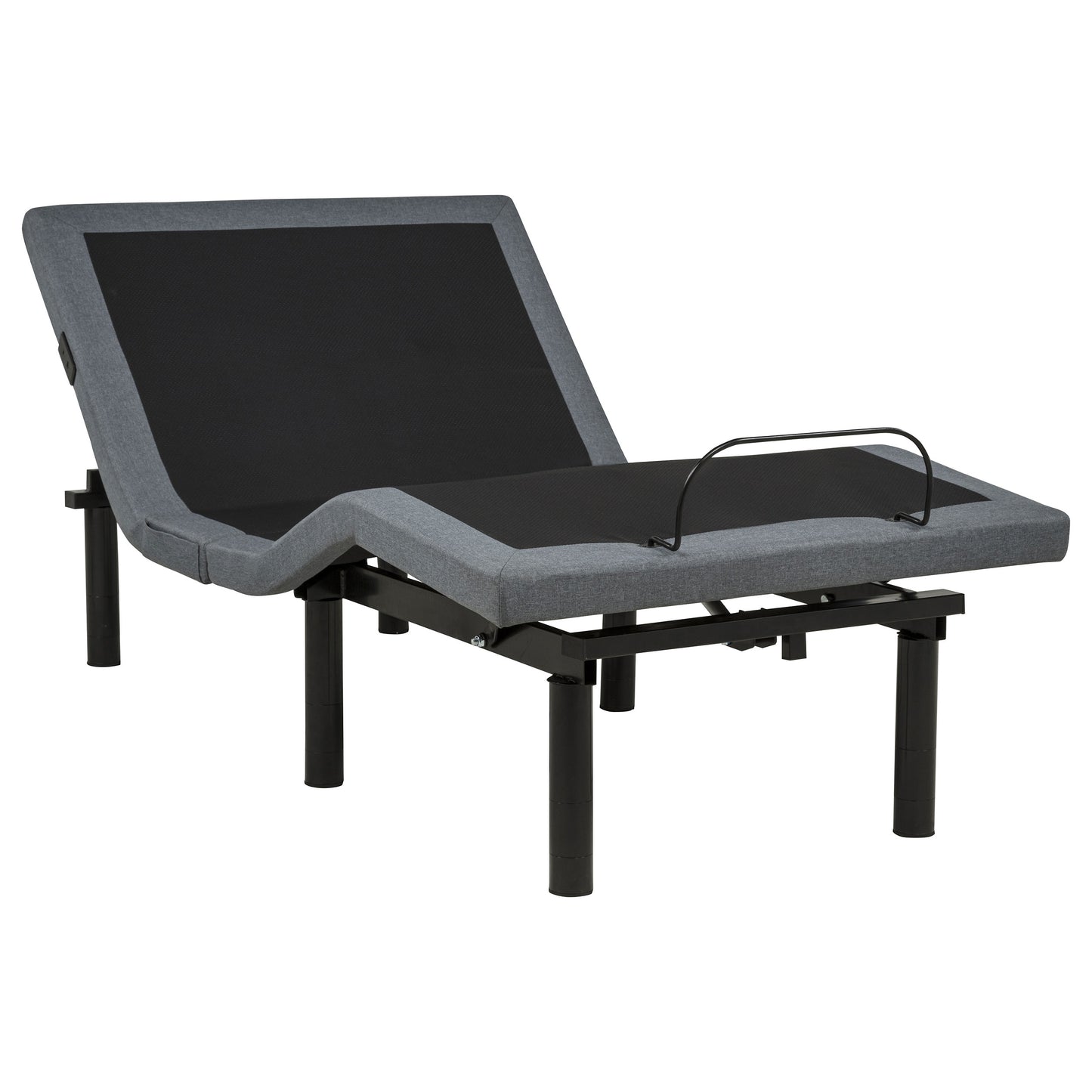 Weston Twin Dual-Motor Massage Adjustable Bed Base in Black and Grey