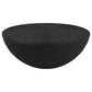Macedo 2-Piece Transitional Round Rattan Coffee and End Table Set Black