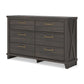 Vonitta Bay Six Drawer Dresser