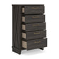 Vonitta Bay Five Drawer Chest