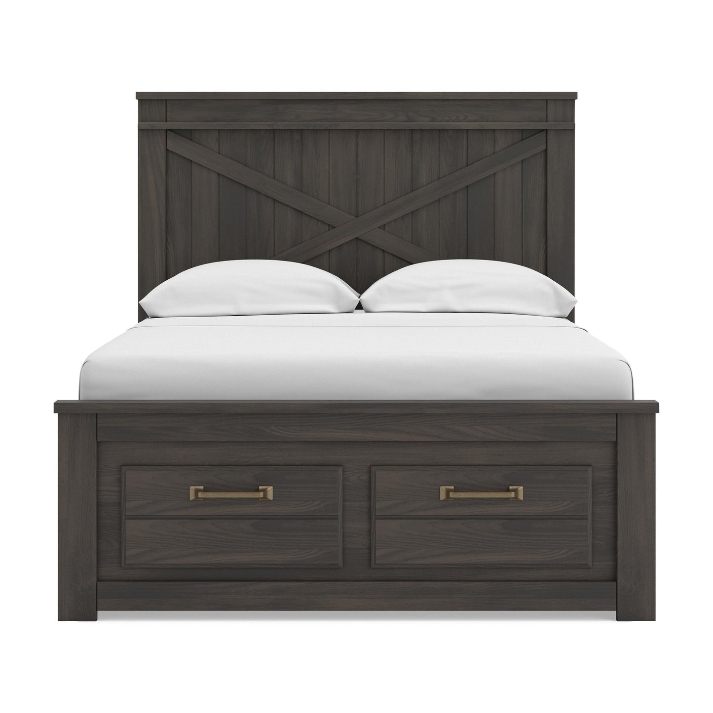 Vonitta Bay Full Panel Storage Bed