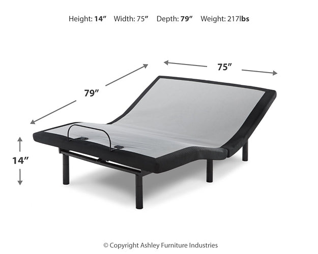 14 Inch Ashley Hybrid Mattress with Adjustable Base Cloud 9 Sleep Shops