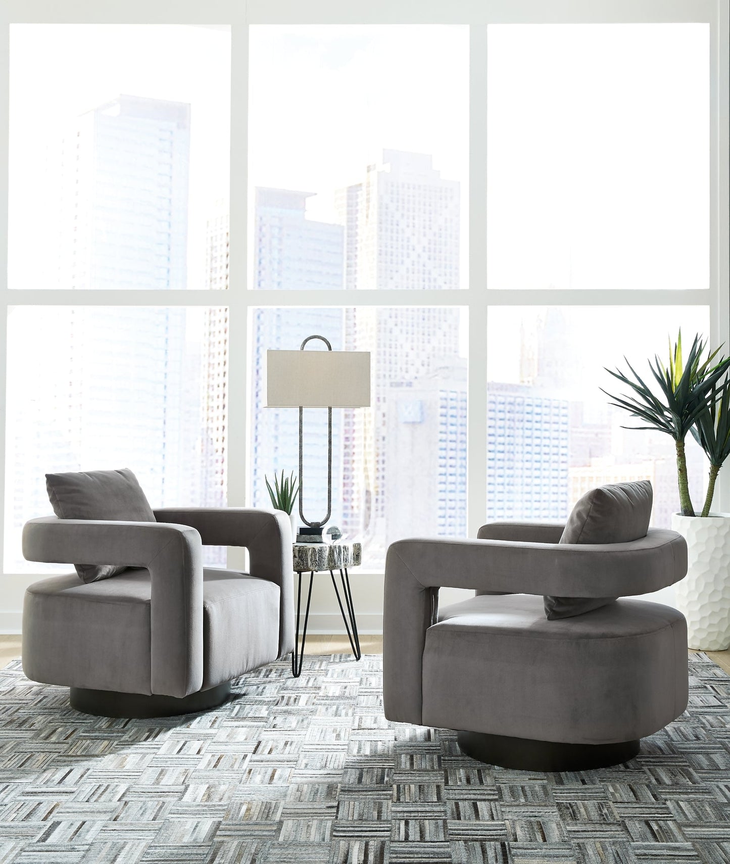 Alcoma Swivel Accent Chair Cloud 9 Mattress & Furniture