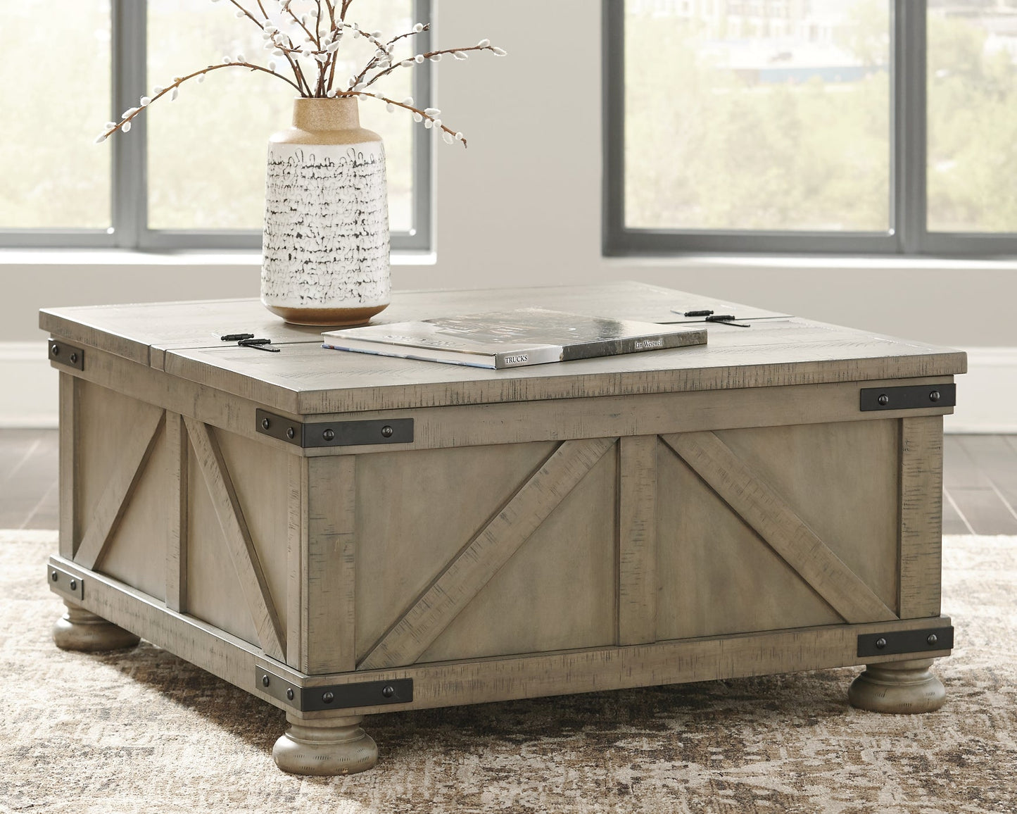 Aldwin Cocktail Table with Storage Cloud 9 Mattress & Furniture