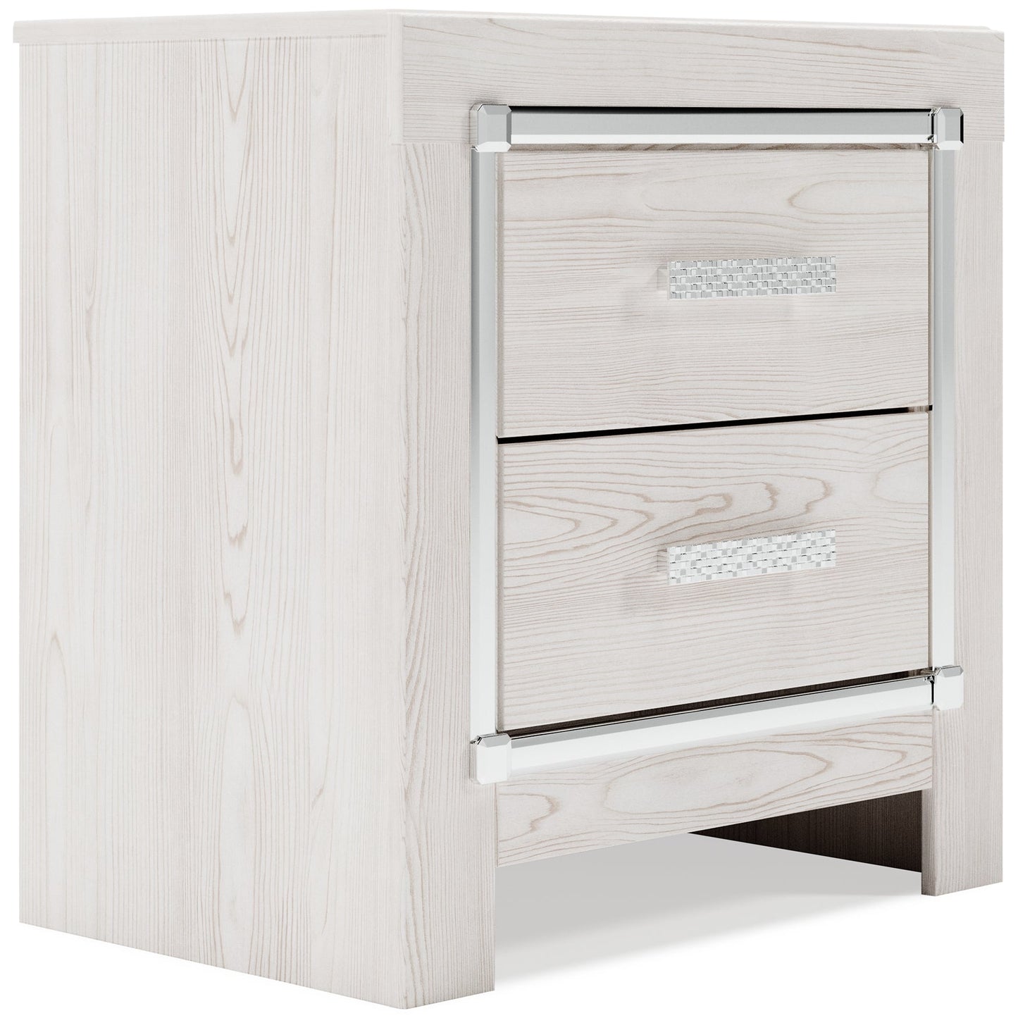 Altyra Queen Panel Headboard with Mirrored Dresser and 2 Nightstands Cloud 9 Mattress & Furniture