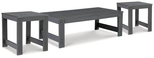 Amora Outdoor Coffee Table with 2 End Tables Cloud 9 Mattress & Furniture