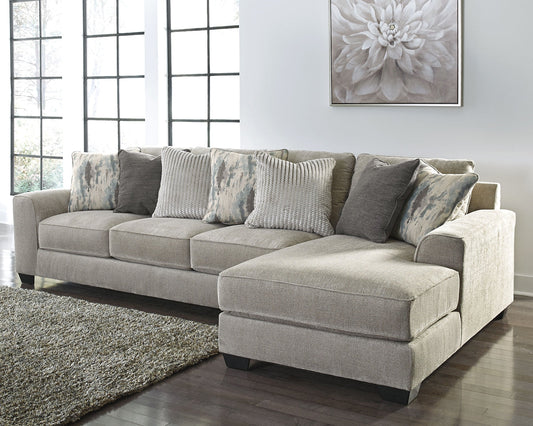 Ardsley 2-Piece Sectional with Chaise Cloud 9 Mattress & Furniture