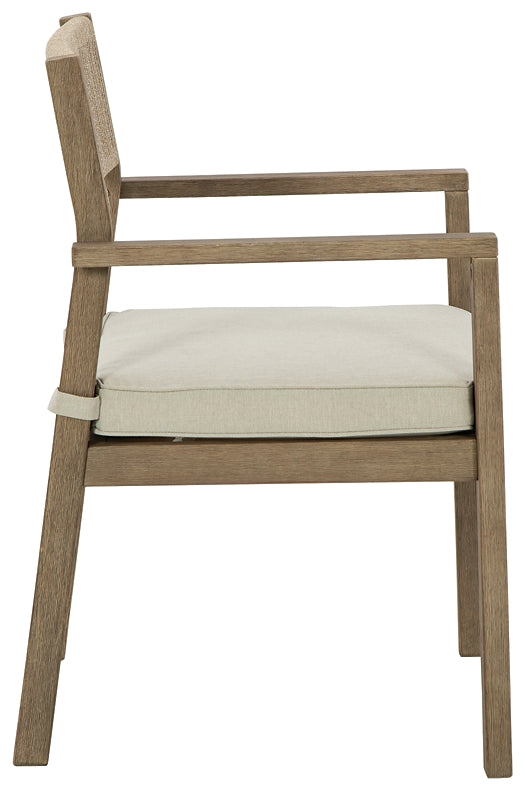 Aria Plains Arm Chair With Cushion (2/CN) Cloud 9 Mattress & Furniture