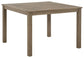 Aria Plains Square Dining Table w/UMB OPT Cloud 9 Mattress & Furniture