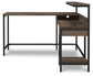 Arlenbry L-Desk with Storage Cloud 9 Mattress & Furniture