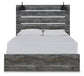 Baystorm Queen Panel Bed with Mirrored Dresser and Chest Cloud 9 Mattress & Furniture