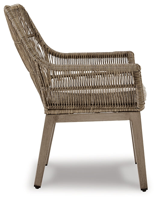Beach Front Arm Chair With Cushion (2/CN) Cloud 9 Mattress & Furniture