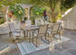 Beach Front Outdoor Dining Table and 6 Chairs Cloud 9 Mattress & Furniture