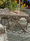 Beach Front RECT Dining Table w/UMB OPT Cloud 9 Mattress & Furniture