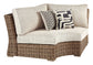 Beachcroft Curved Corner Chair w/Cushion Cloud 9 Mattress & Furniture
