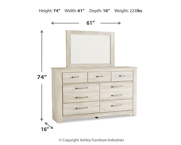 Bellaby Dresser and Mirror Cloud 9 Mattress & Furniture