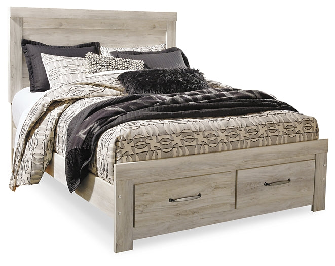 Bellaby Queen Platform Bed with 2 Storage Drawers with Mirrored Dresser, Chest and 2 Nightstands Cloud 9 Mattress & Furniture