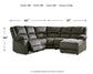 Benlocke 5-Piece Reclining Sectional with Chaise Cloud 9 Mattress & Furniture