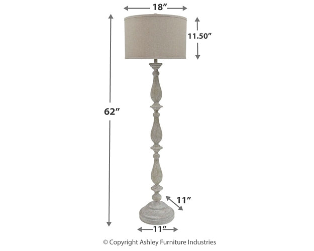Bernadate Poly Floor Lamp (1/CN) Cloud 9 Mattress & Furniture