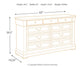 Bolanburg Dresser and Mirror Cloud 9 Mattress & Furniture