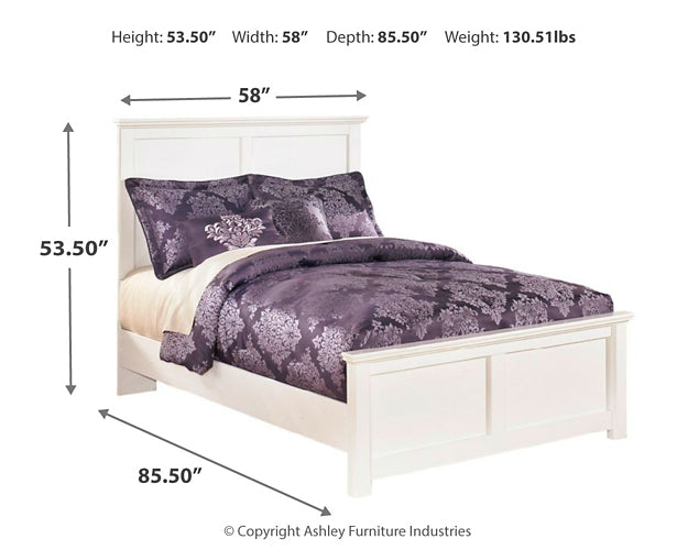 Bostwick Shoals Full Panel Bed with Dresser Cloud 9 Mattress & Furniture
