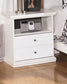Bostwick Shoals Full Panel Bed with Mirrored Dresser Cloud 9 Mattress & Furniture