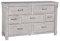 Brashland Queen Panel Bed with Dresser Cloud 9 Mattress & Furniture