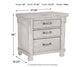Brashland Queen Panel Bed with Mirrored Dresser and 2 Nightstands Cloud 9 Mattress & Furniture